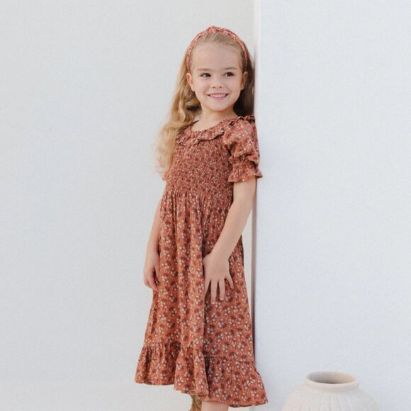 NWT - Rylee + Cru Lexi Dress Red Floral - Picture 2 of 2